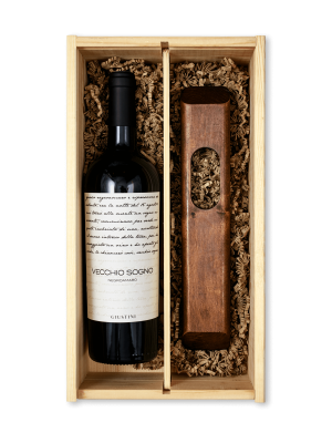 Geschenk Vecchio Sogno (incl. wijnkist en wijnhouder)
