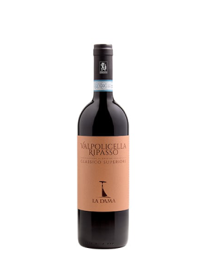 Fles La Dama Valpolicella Ripasso Classico Superiore biologische rode wijn