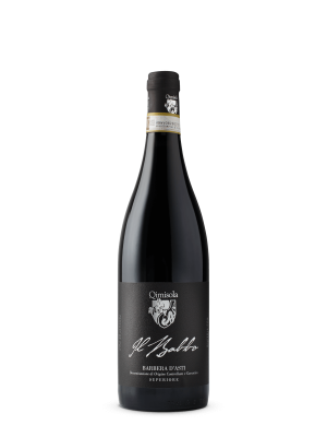 Fles Il Babbo Barbera d’Asti Superiore DOCG van wijnhuis Qimisola uit Piemonte.