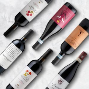 Een aantal van de wijnen in de kerstmix doos