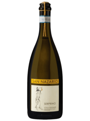 Wijnfles met Serprino van San Nazario